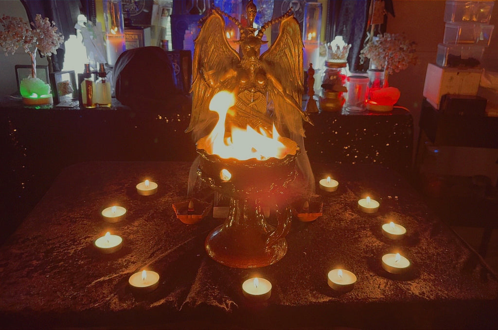 Ritual Ceremonial La Hoguera Limpieza Con Baphomet.