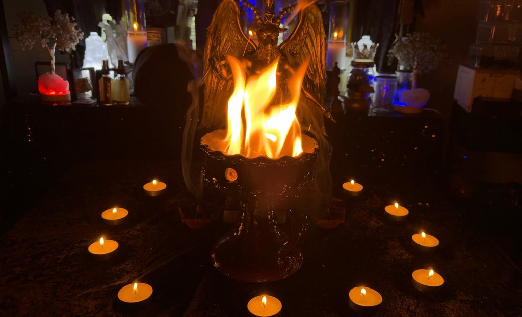 Ritual Ceremonial La Hoguera Limpieza Con Baphomet.