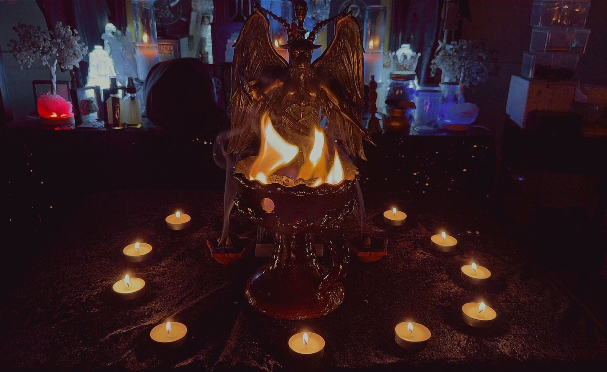 Ritual Ceremonial La Hoguera Limpieza Con Baphomet.