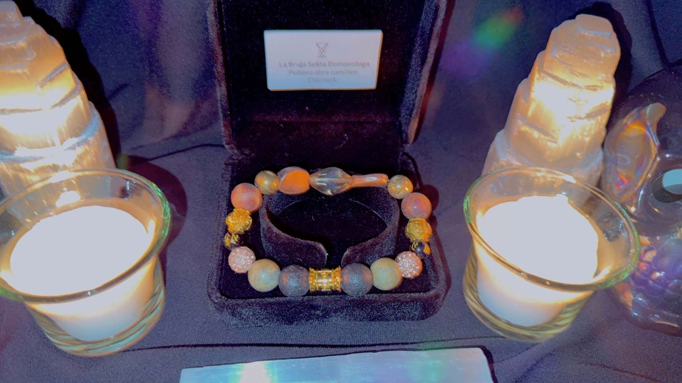 Pulsera de abre caminos con Clauneck.