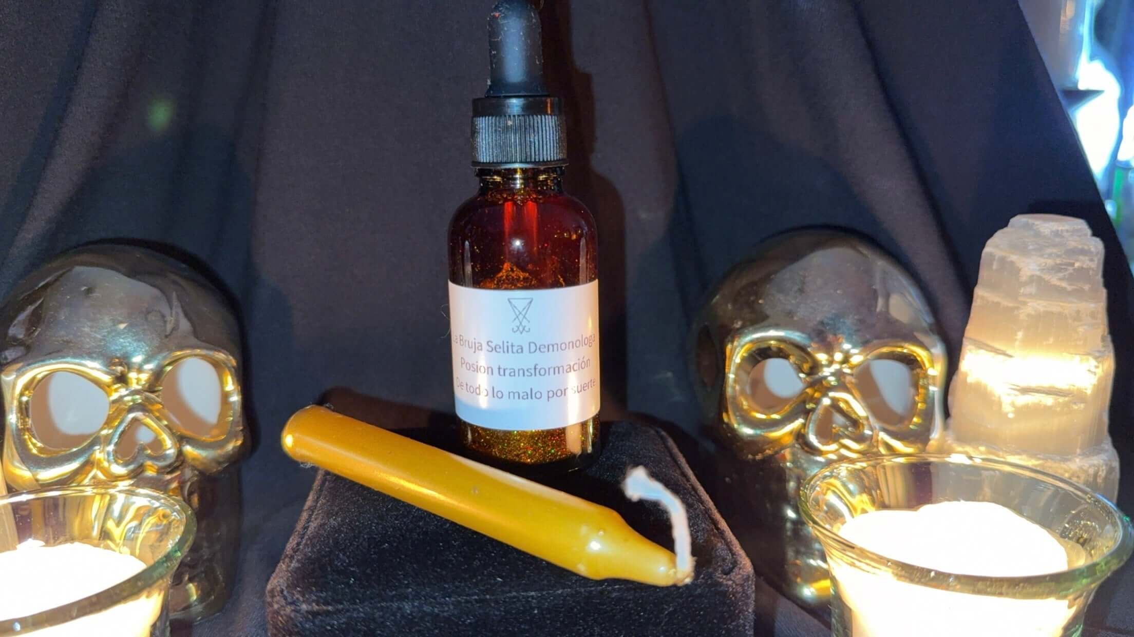 Posion transformación de todo lo malo por suerte & prosperidad.