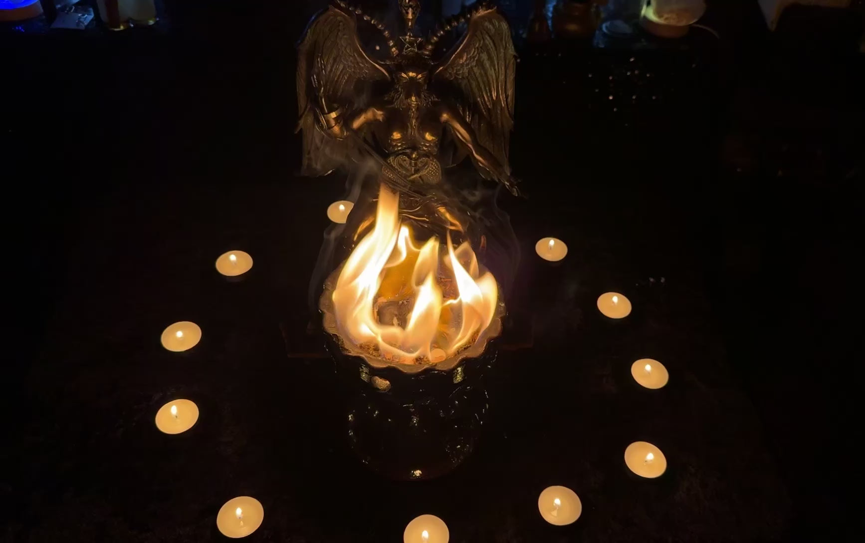 Ritual Ceremonial La Hoguera Limpieza Con Baphomet.