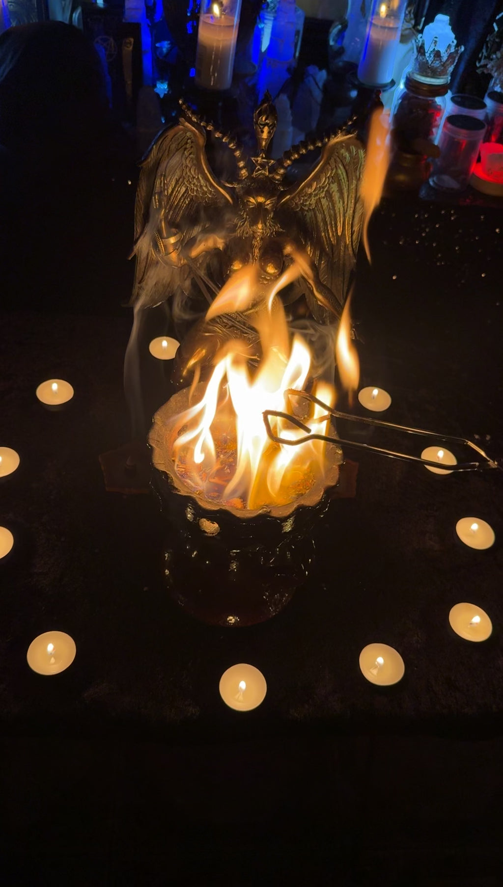 Ritual Ceremonial La Hoguera Limpieza Con Baphomet.