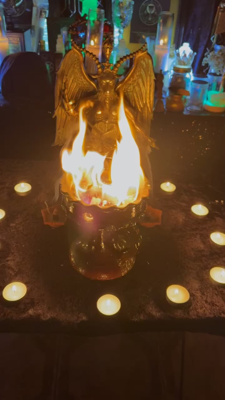 Ritual Ceremonial La Hoguera Limpieza Con Baphomet.