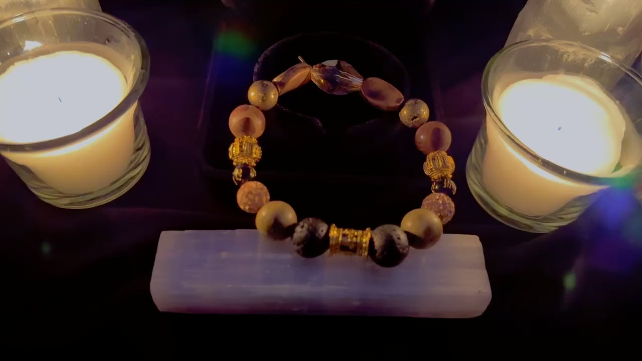 Pulsera de abre caminos con Clauneck.